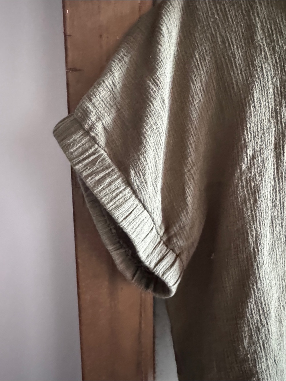 Love Riche Olive Washed Cropped Tee - Picture 2 of 6